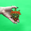 Pantera Leaf Skull Patch Pot Heavy Metal Embroidered Iron On