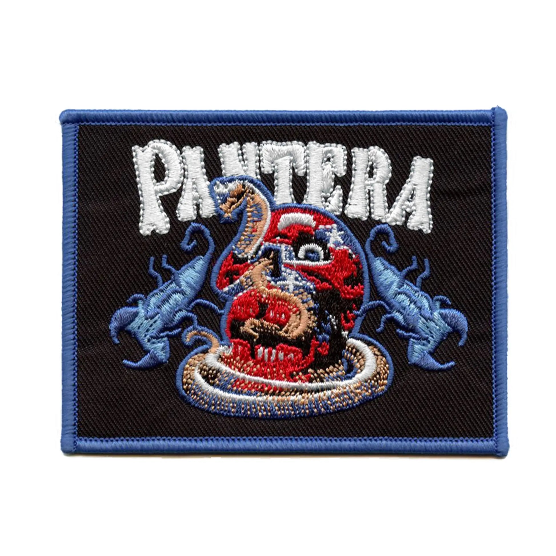 Pantera Skull & Scorpions Patch Snake Heavy Metal Embroidered Iron On