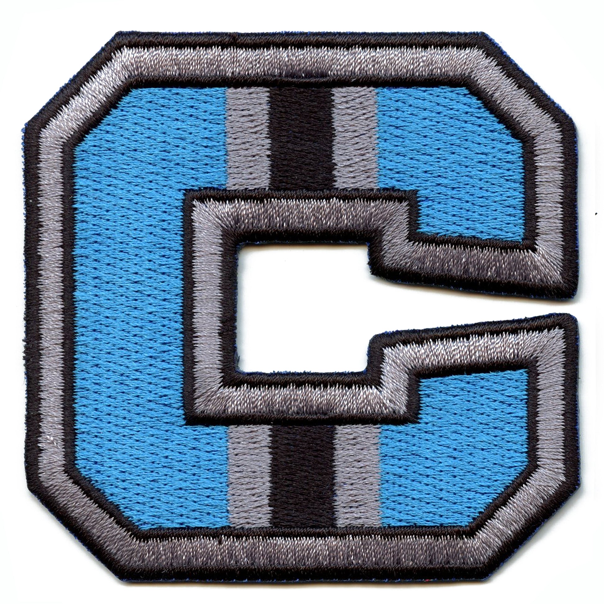 City Of North Carolina "C" Logo Football Jersey Parody Embroidered Iron On Patch 