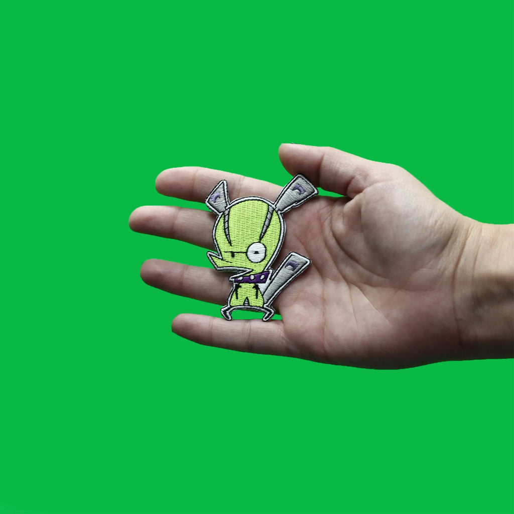 Panty & Stocking Chuck Patch Pet Sidekick Embroidered Iron On 