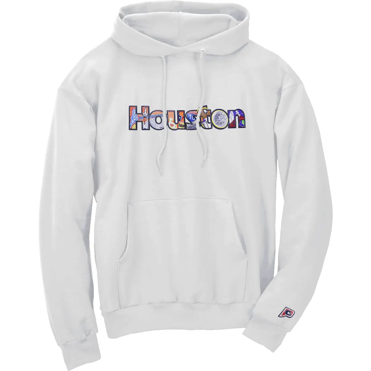 Patch Collection's Houston Texas Iconic Collage Unisex Hoodie 