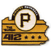 Pittsburgh Pirates 412 'The Burgh' Patch Pennsylvania State Embroidered Major League Baseball 