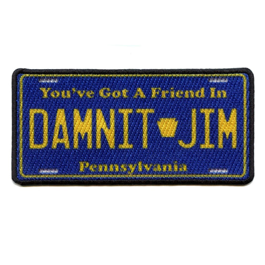 Pennsylvania State License Plate Patch Damnit Jim Travel Sublimated Iron On