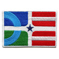 Peoples' Flag of Columbus Patch Embroidered Iron On 