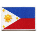 Philippines Flag Patch Country Pride Embroidered Iron On