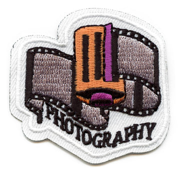 Film Photography Iron On Embroidered Patch 