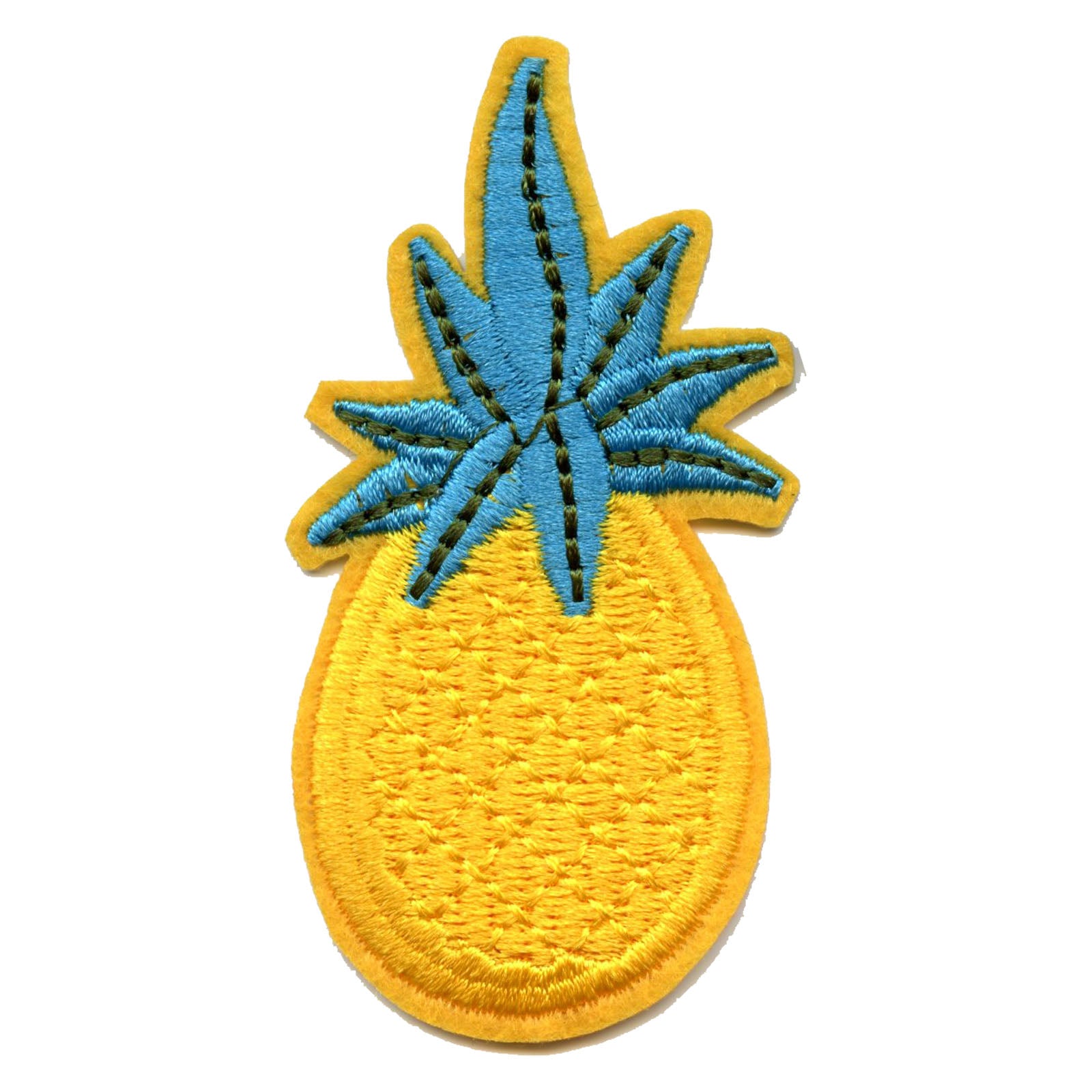 Pineapple Embroidered Applique Iron On Patch 