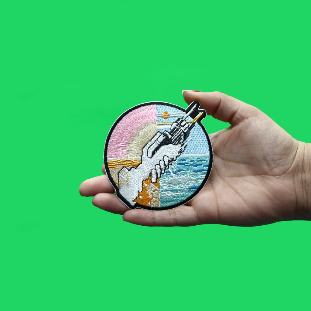 Pink Floyd Patch Wish You Were Here Embroidered Iron On