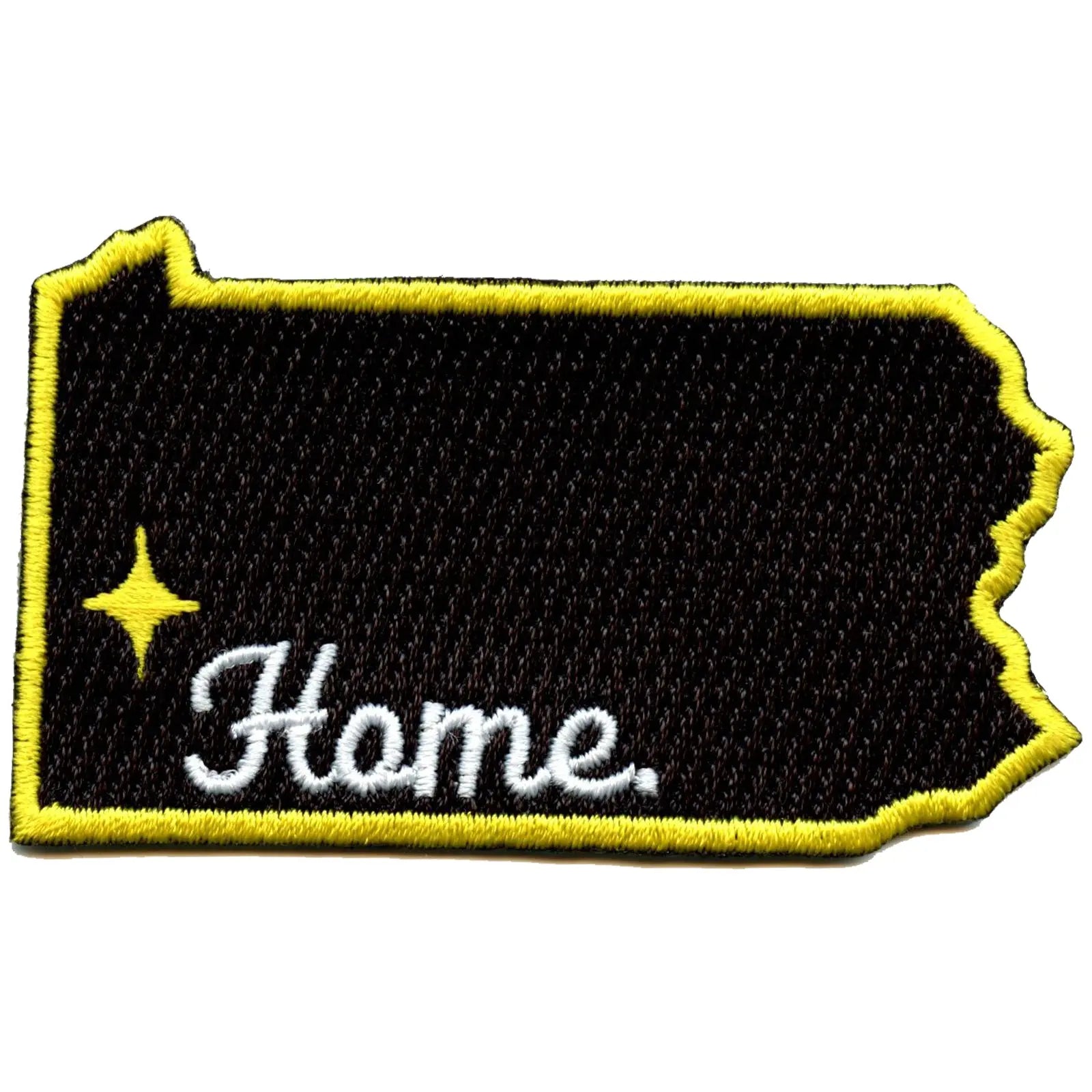 Pittsburgh Pennsylvania Home State Embroidered Iron On Patch