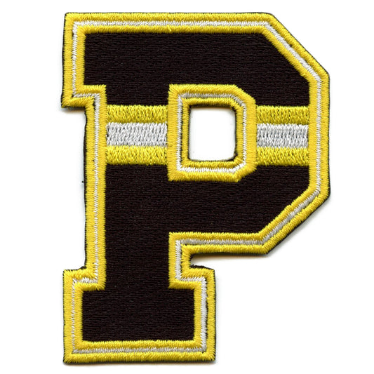 City Of Pittsburgh P Football Jersey Parody Embroidered Iron On Patch 