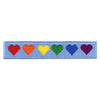 Rainbow Pride Hearts Embroidered Iron On Patch 