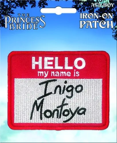Princess Bride Inigo Montoya Name Tag Patch