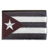 Puerto Rico Embroidered Country Flag Grayscale Patch 