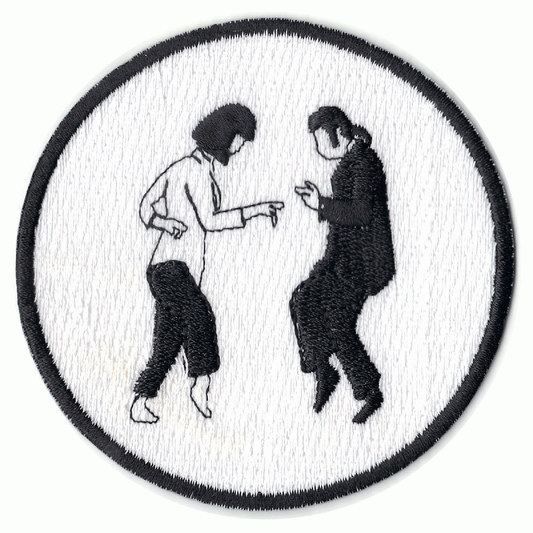 Dance Scene Embroidered Iron on Patch