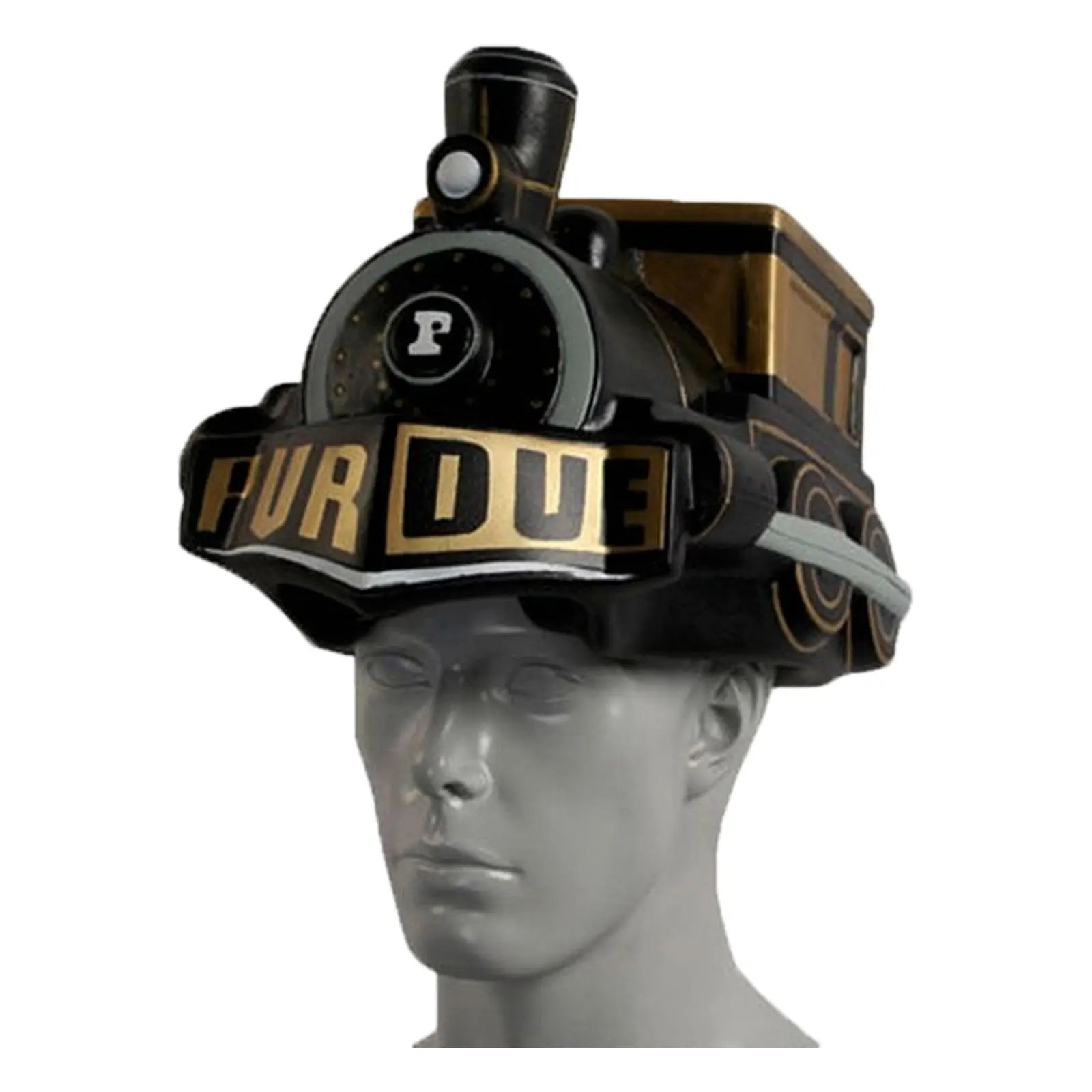 Purdue Boilermaker Train Head Wear Foamhead 