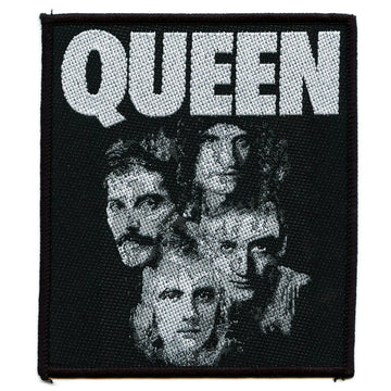 Queen Band Faces Patch Classic British Rock Woven Iron On