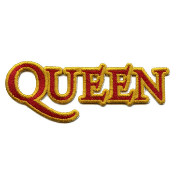 Queen Cut Out Logo Patch Freddie Mercury Rock Band Embroidered Iron On