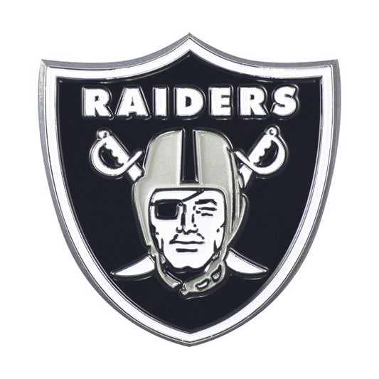 Las Vegas Raiders Solid Metal Auto Color Emblem 