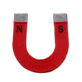 Red Magnet Embroidered Iron On Patch