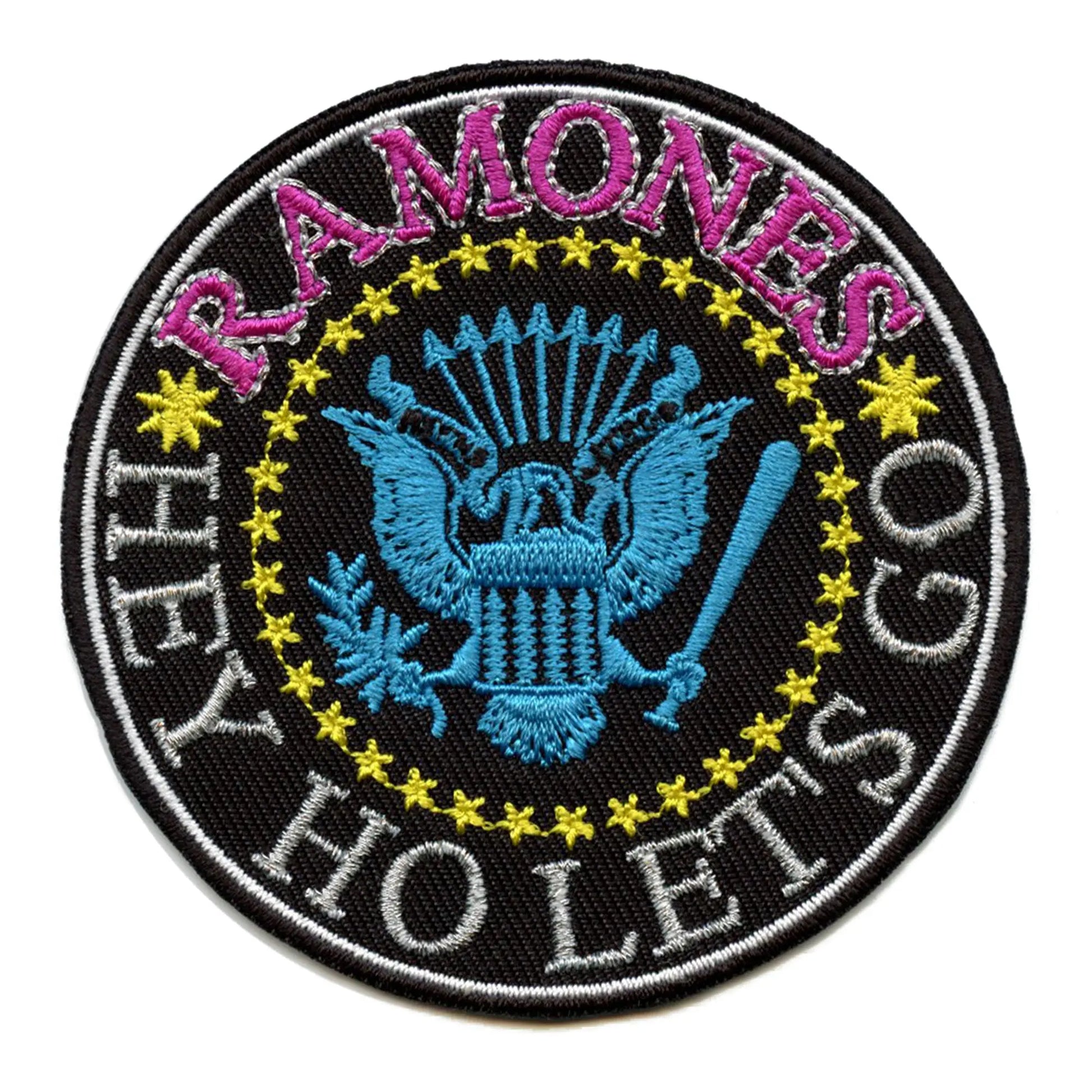 The Ramones Hey Ho Patch Punk Rock Band Embroidered Iron On