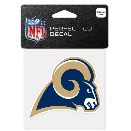Los Angeles Rams Perfect Cut Decal 4 x 4 – Patch Collection