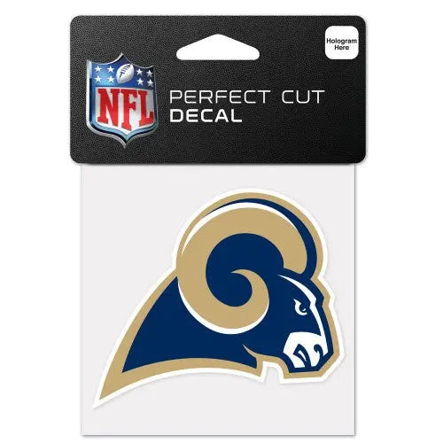 Los Angeles Rams Perfect Cut Decal 4 x 4 