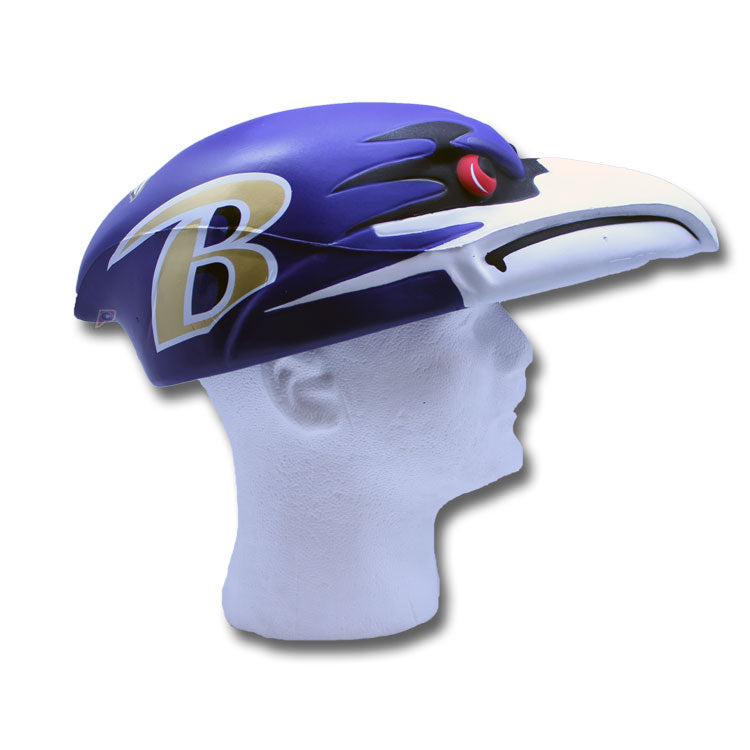Baltimore Ravens Team 'Ravenhead' Head Wear Foamhead 