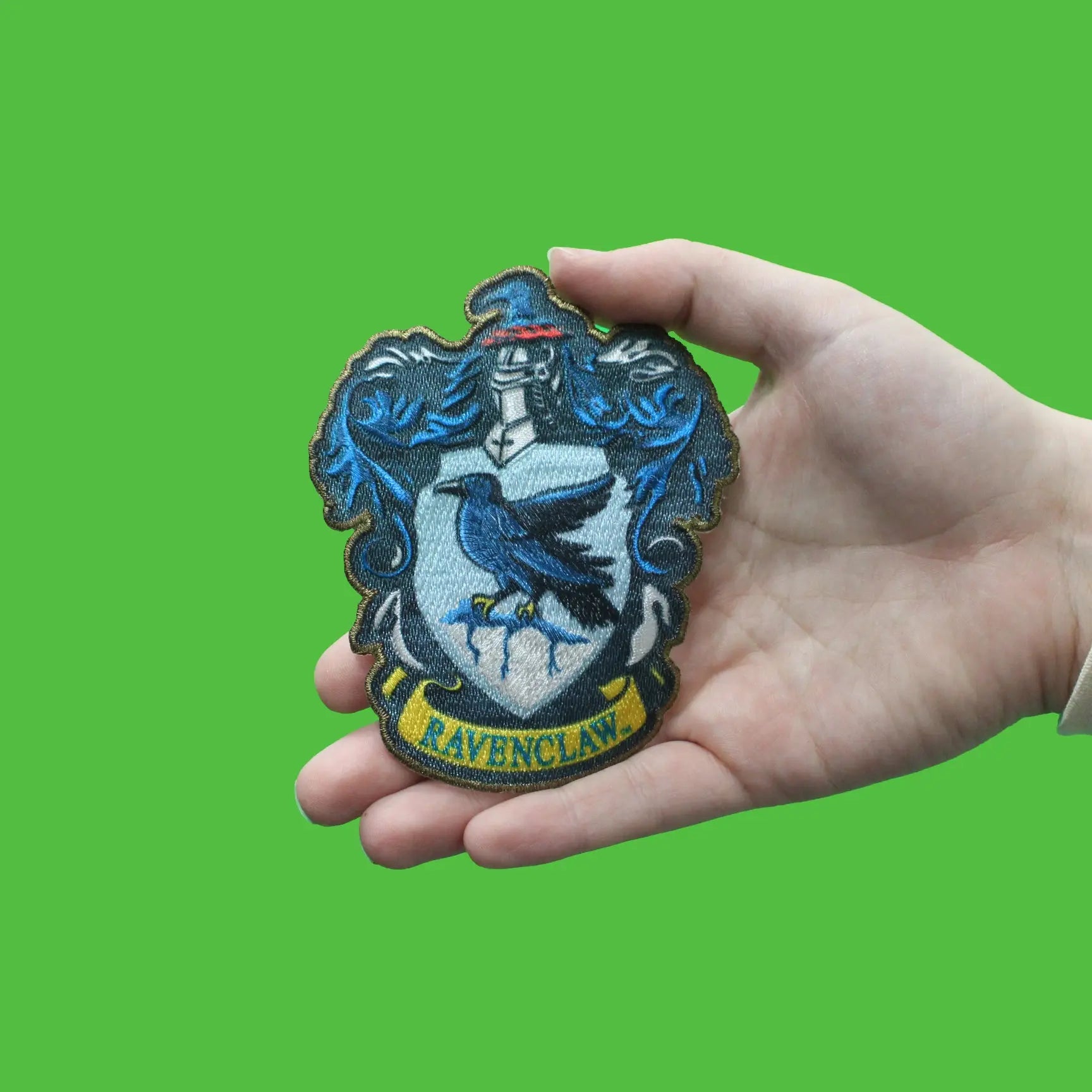 Harry Potter Ravenclaw Crest Sublimated Embroidered Iron On Patch 