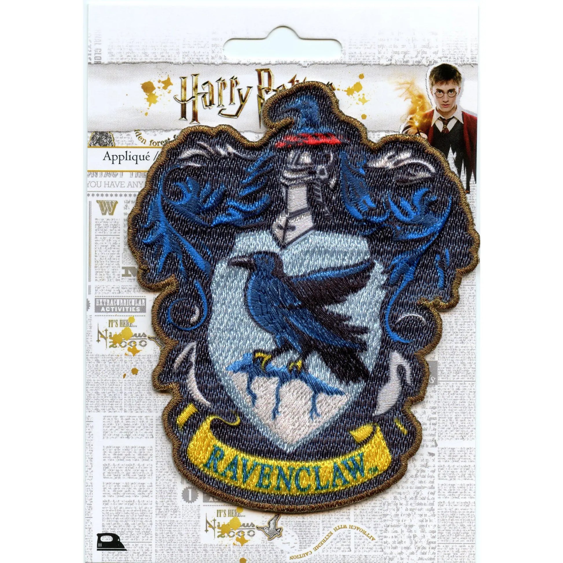 Harry Potter Ravenclaw Crest Sublimated Embroidered Iron On Patch 
