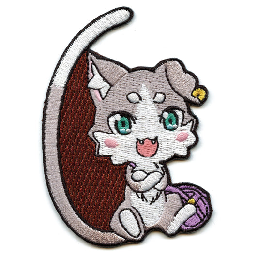 Re:Zero Pack Patch Cat Sitting Embroidered Iron On 