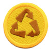 Recycling Scout Merit Badge Embroidered Iron On Patch 