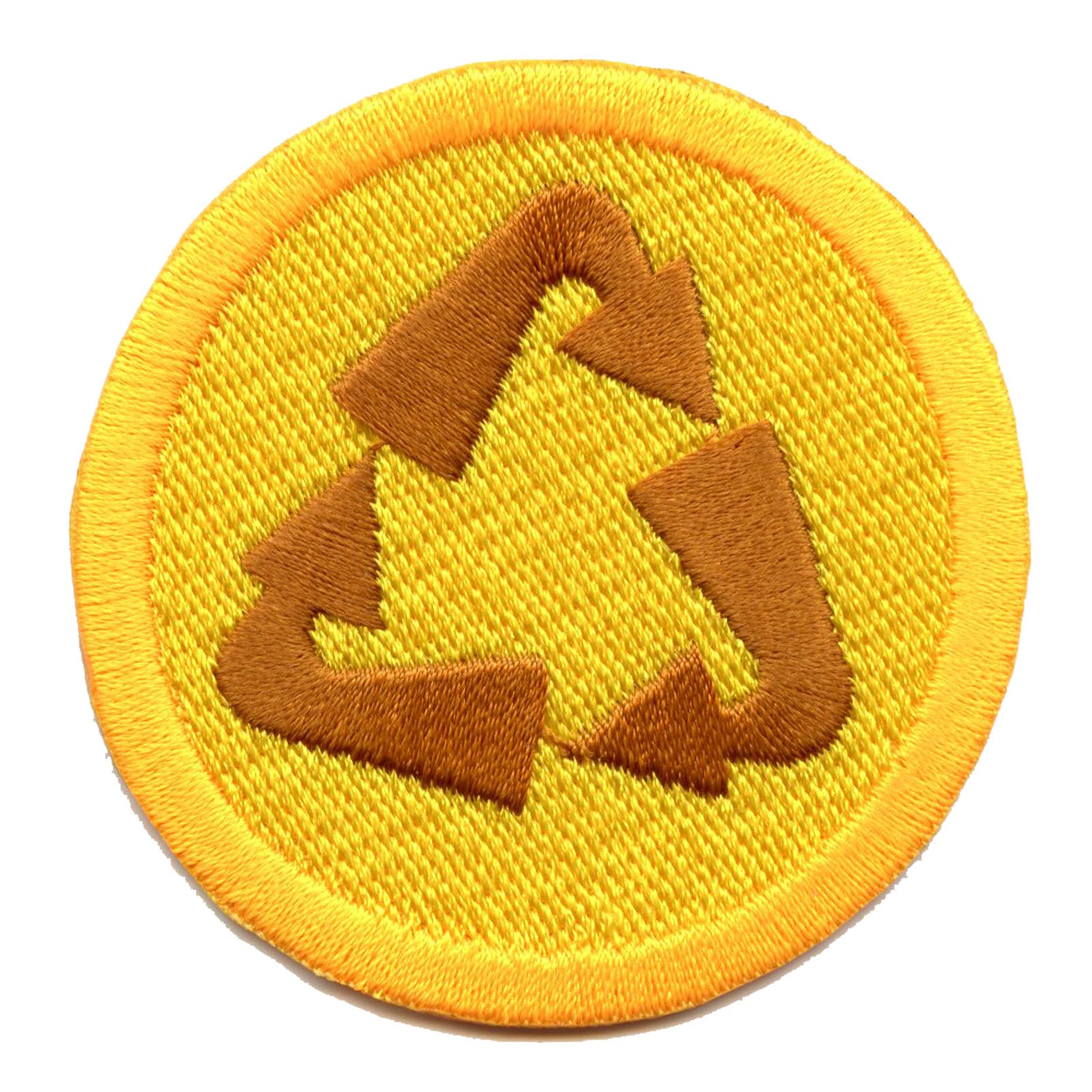 Recycling Scout Merit Badge Embroidered Iron On Patch 
