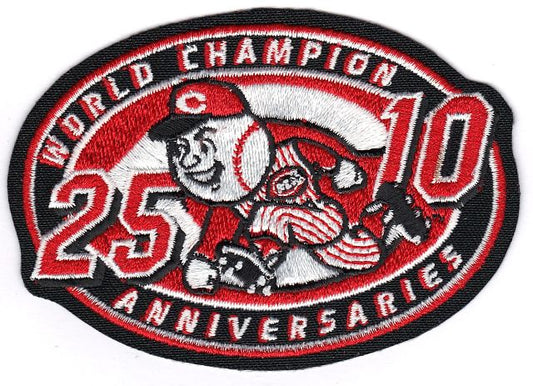 2000 Cincinnati Reds 25/10 Anniversaries of 1975 & 1990 Jersey Patch 