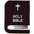 Religious Holy Bible Emoji Embroidered Iron On Patch