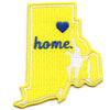 Rhode Island Home State Patch Embroidered Iron On 