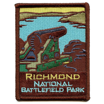 Richmond National Battlefield Park Patch Travel Civil War Embroidered Iron On