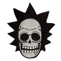 Rick and Morty Skull of Rick Embroidered Iron On Patch
