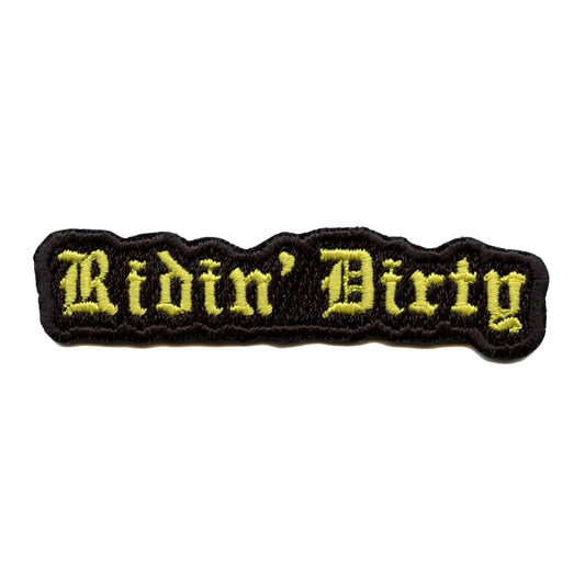 Ridin Dirty Everyday Patch Houston Underground Rapper Embroidered Iron On 