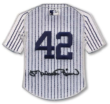 Mariano Rivera New York Yankees #42 with Signature Jersey Patch 