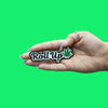 Roll Up Patch Weed Leaf Embroidered Iron On 
