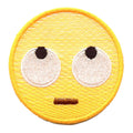 Eye Roll Emoji Iron On Embroidered Patch