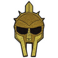 Roman Gladiator Helmet Embroidered Iron On Patch 
