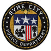 Pokemon Movie Ryme City Police Department Logo Embroidered Iron On Patch 