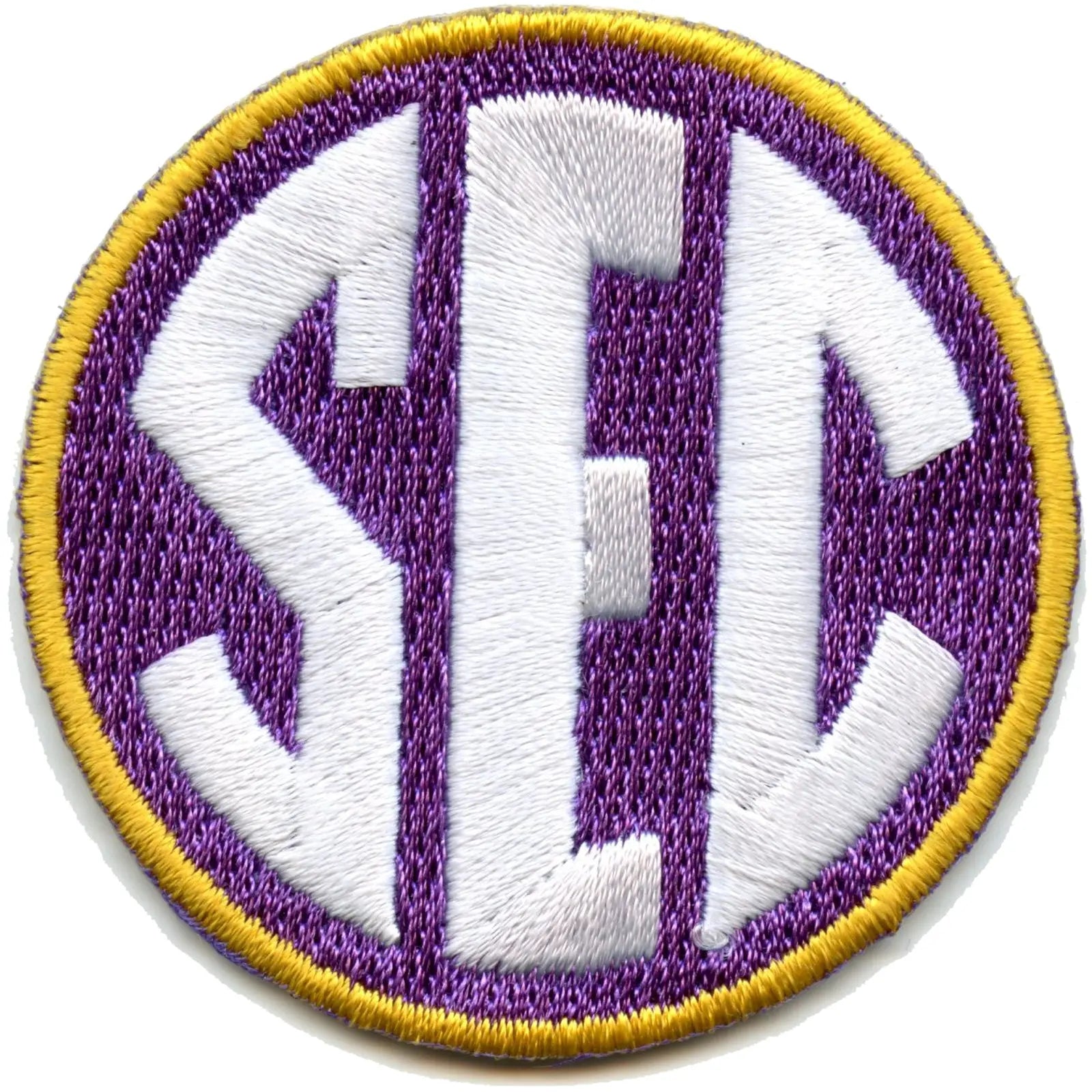 SEC Conference Team Jersey Uniform Patch LSU Tigers