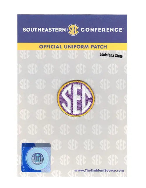 SEC Conference Team Jersey Uniform Patch LSU Tigers