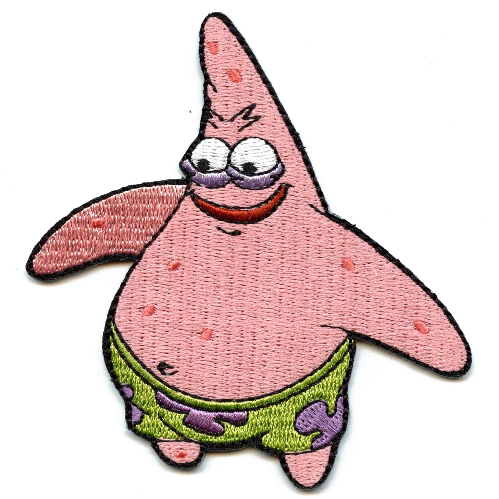 SpongeBob SquarePants Savage Patrick Embroidered Iron On Patch 