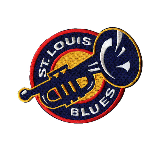 St. Louis Blues Secondary Team Trumpet Logo Patch 