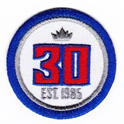 Sacramento Kings 30th Team Anniversary Season Logo Jersey Patch (2014) 