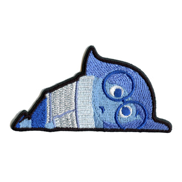 Official Disney's Inside Out Sadness Embroidered Iron On Applique Patch 