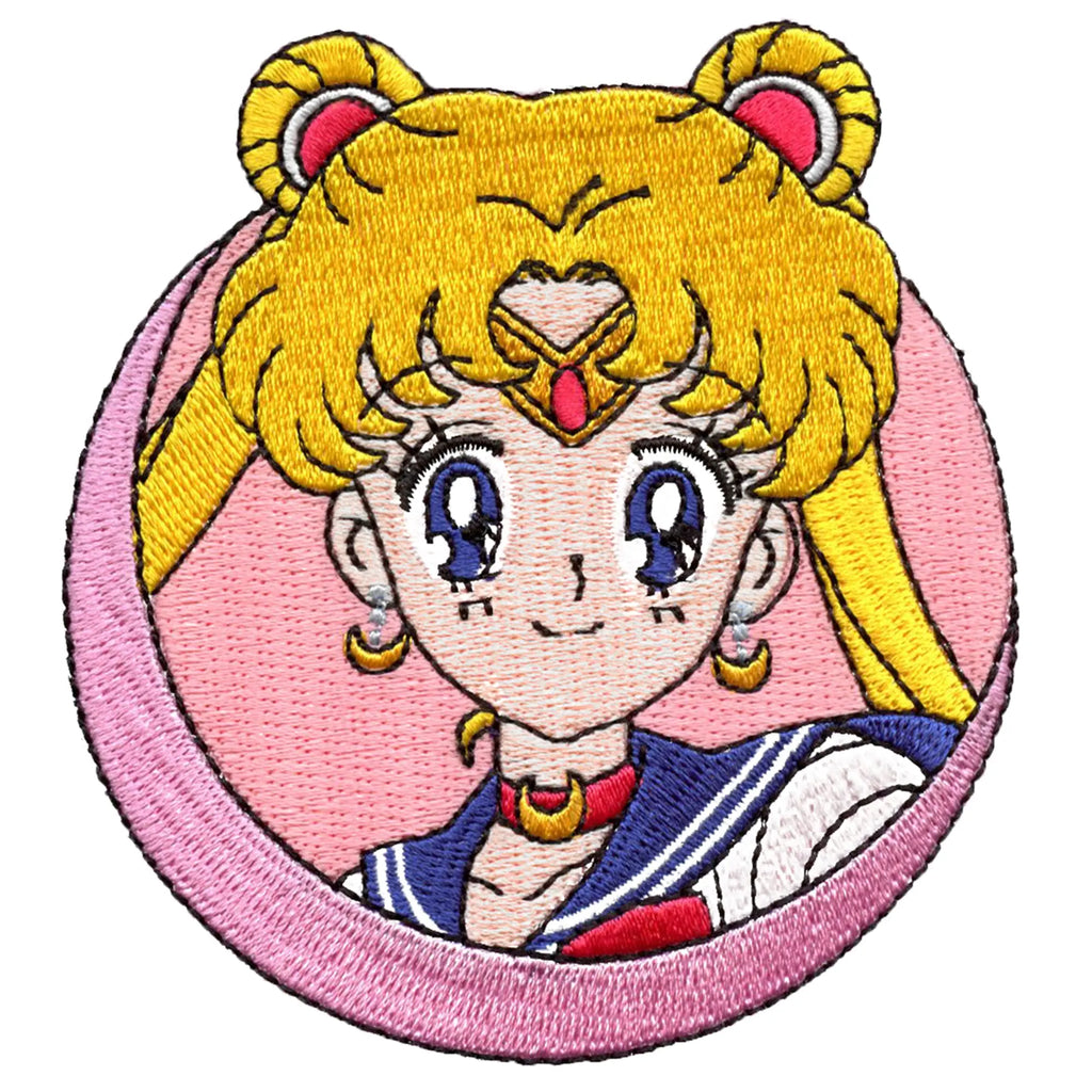Sailor Moon Usagi Smiling Patch Magic Girl Scout Embroidered Iron On